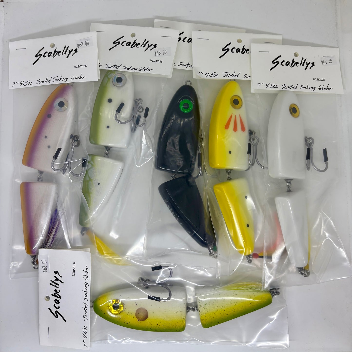 Scabellys 7'' Jointed Sinking Glider