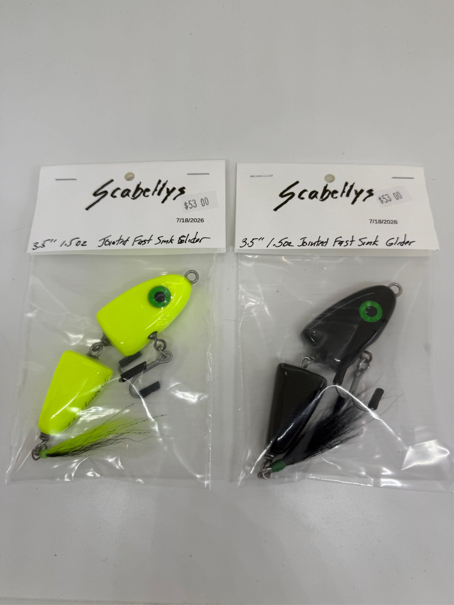 Scabellys 3.5” Jointed Fast Sinking Glider