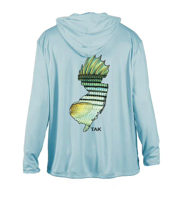 Toddler-Youth NJ Striper Solar Tech L/S Hoody