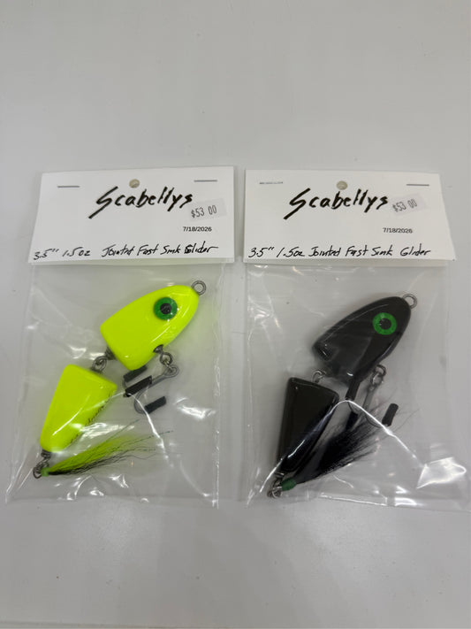 Scabellys 3.5” Jointed Fast Sinking Glider