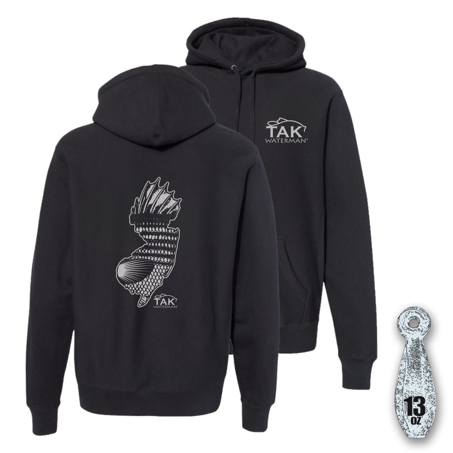 NJ Striper Heavyweight Hoody 13oz